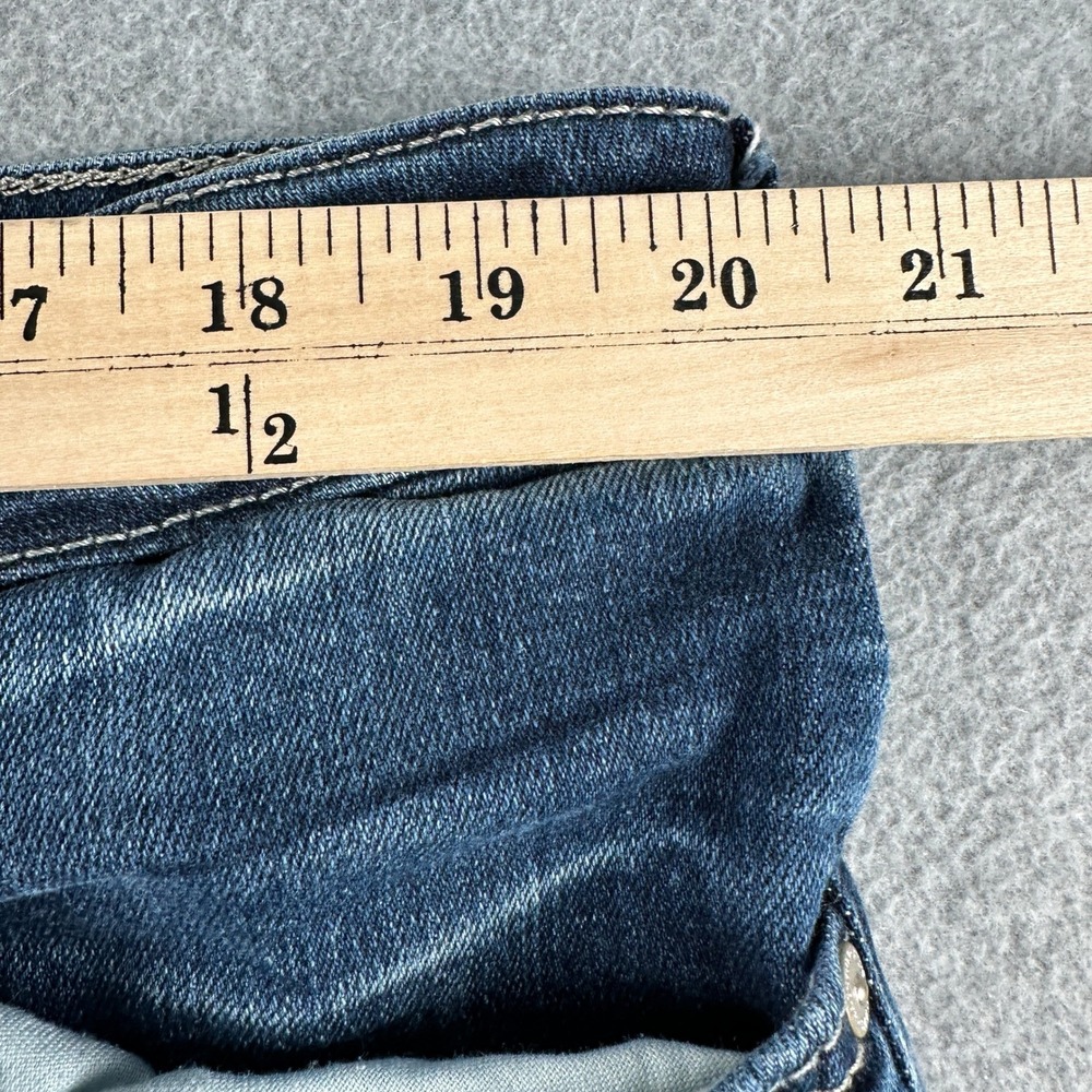 Silver Jeans Co Jeans Womens 18 Dark Blue Elyse Skinny Mid Rise Stretch Denim - Picture 7 of 10